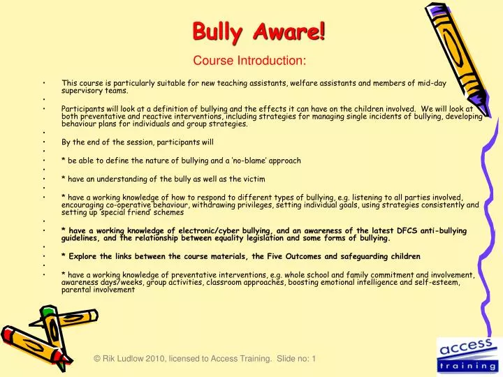 bully aware