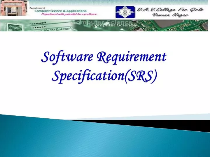 software requirement specification srs