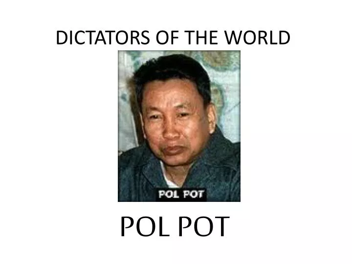 dictators of the world