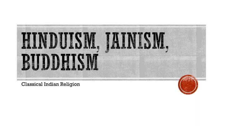 hinduism jainism buddhism