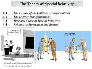 The Theory of Special Relativity