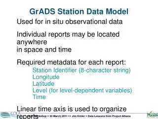 grads station data model