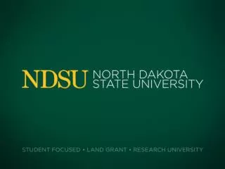 North Dakota State University Bonnie Klamm Joseph Latimer