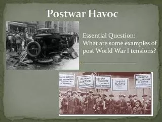 Postwar Havoc