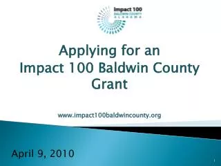 Applying for an Impact 100 Baldwin County Grant impact100baldwincounty