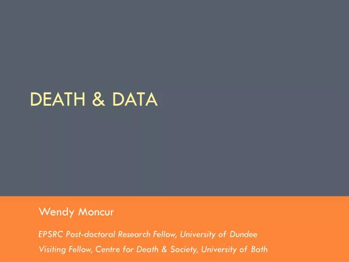 death data