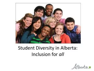 Student Diversity in Alberta: Inclusion for all