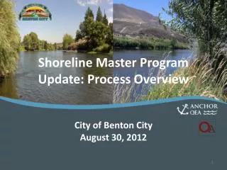 Shoreline Master Program Update: Process Overview