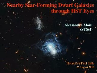 Nearby Star-Forming Dwarf Galaxies through HST Eyes