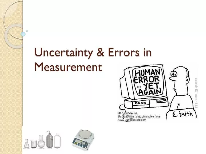 uncertainty errors in measurement