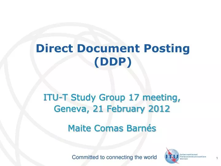 direct document posting ddp