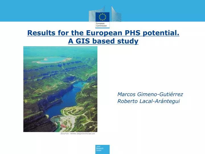 results for the european phs potential a gis based study