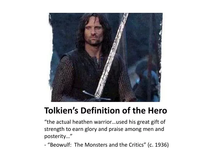 tolkien s definition of the hero
