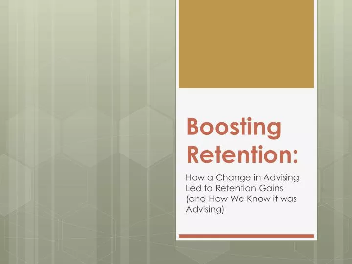 boosting retention