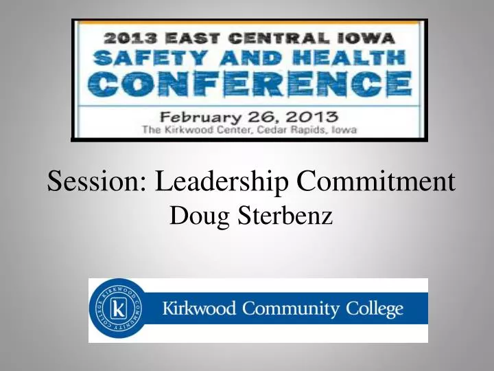 session leadership commitment doug sterbenz