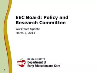EEC Board: Policy and Research Committee