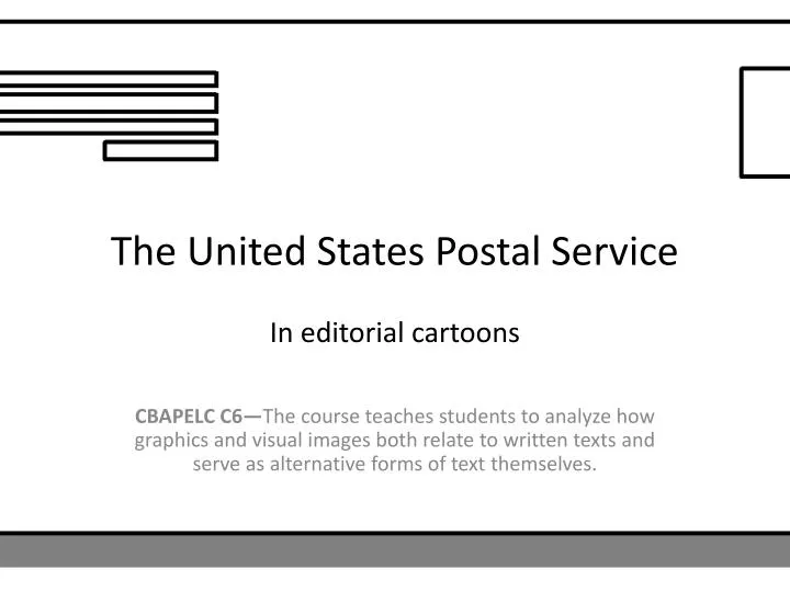 the united states postal service in editorial cartoons