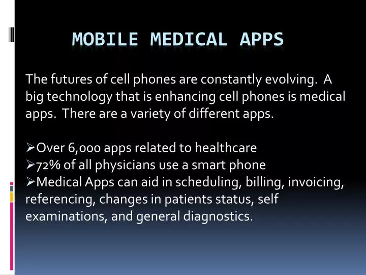 mobile medical apps
