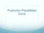 Production Possibilities Curve - slide 1