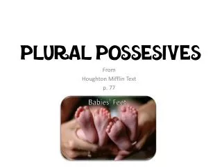 Plural Possesives