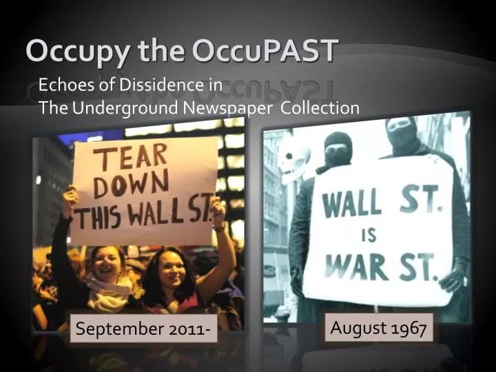 occupy the occupast