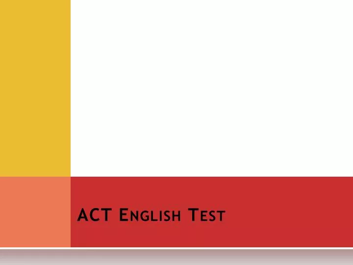 act english test