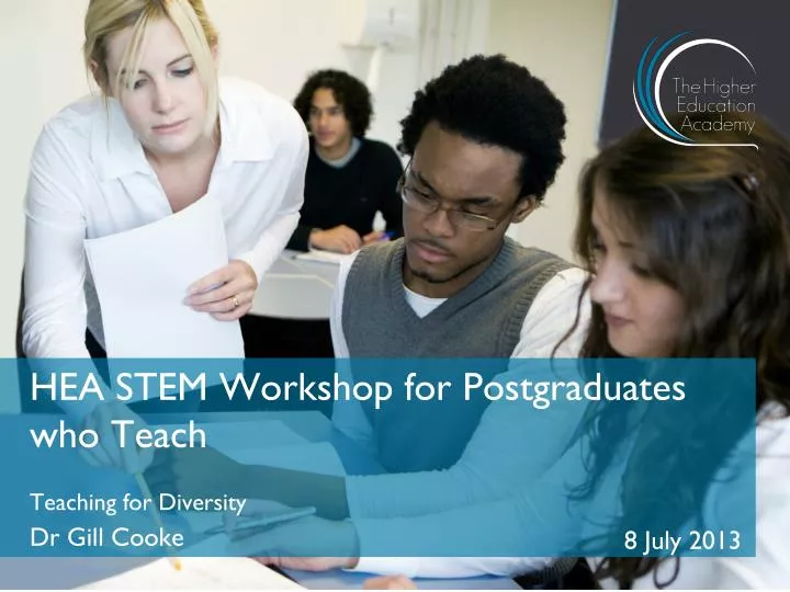 hea stem workshop for postgraduates who teach