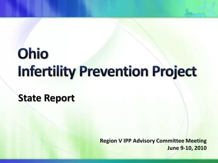 ohio infertility prevention project