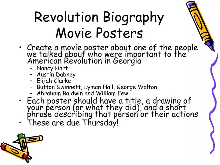 revolution biography movie posters
