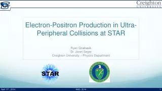 Electron-Positron Production in Ultra-Peripheral Collisions at STAR