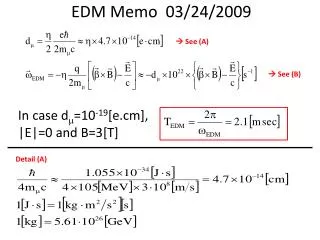 EDM Memo 03/24/2009