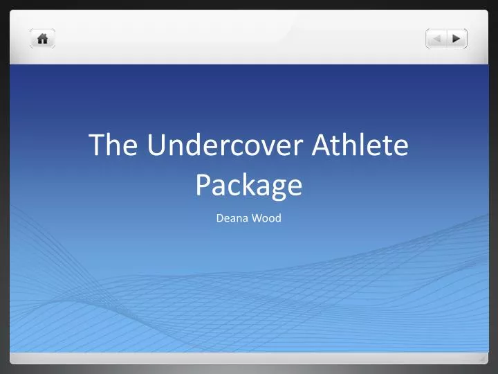 the undercover athlete package