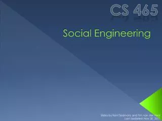 Social Engineering