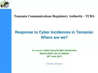 Tanzania Communication Regulation Authority