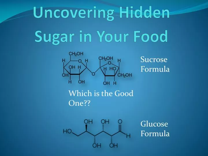 uncovering hidden sugar in your food
