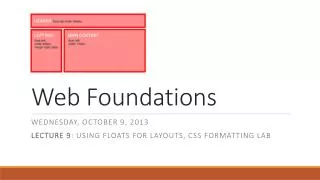 Web Foundations