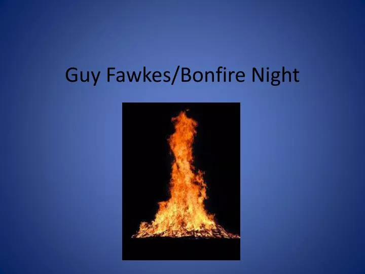 guy fawkes bonfire night