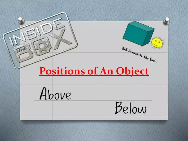 positions of an object
