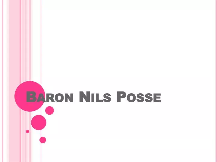 baron nils posse