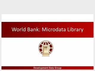World Bank: Microdata Library