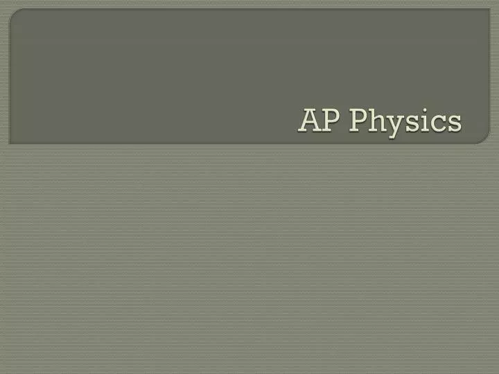 ap physics