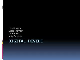 Digital Divide