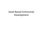 Asset Based Community Development - slide 1