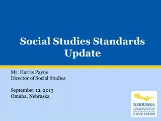 Social Studies Standards Update