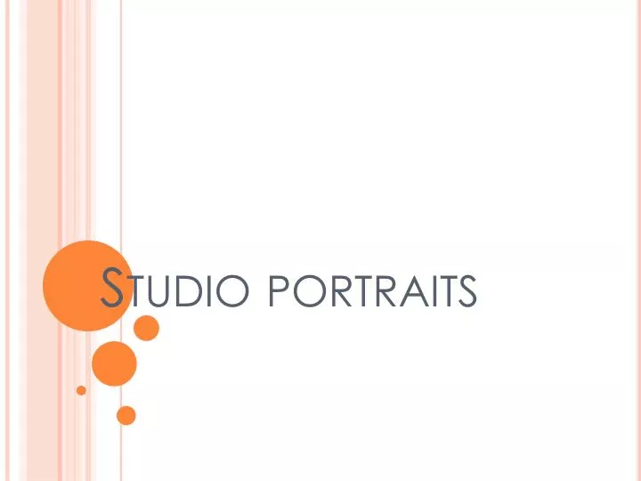 studio portraits
