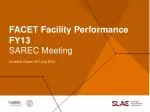 FACET Facility Performance FY13