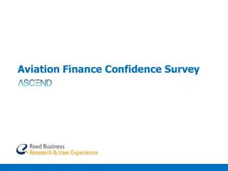 Aviation Finance Confidence Survey