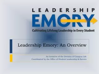 Leadership Emory: An Overview