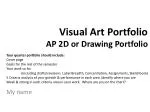 drawing portfolio presentation