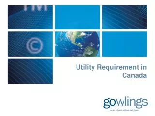 Utility Requirement in Canada